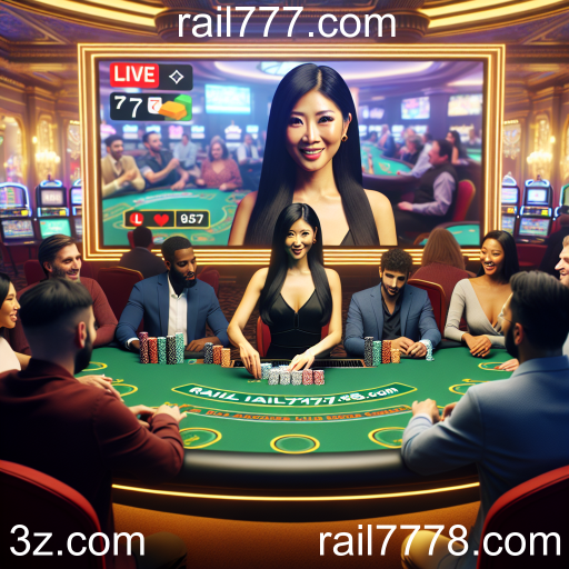 A Revolução dos Jogos Ao Vivo: Experiência Interativa em rail777.com